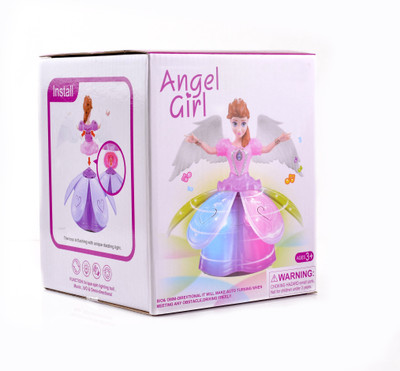 

CRAZY BEAM DANCING DOLL WITH LIGHT , MUSIC AND WINGS TOY FOR KIDS(Multicolor)