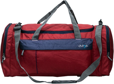 

Viviza (Expandable) Duffle Bag-Viviza Water Resistance Polyester Red Duffle Bag Travel Duffel Bag(Red)