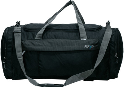 

Viviza (Expandable) Duffle Bag-Viviza Water Resistance Polyester Black Duffle Bag Travel Duffel Bag(Black)