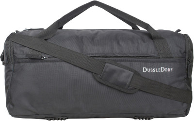 

Dussledorf Black Travel Duffle Bag Travel Duffel Bag(Black)