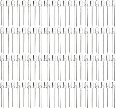 

project hub 5mm Yellow Clear LED (Light Emitting Diode) -100Pcs Educational Electronic Hobby Kit