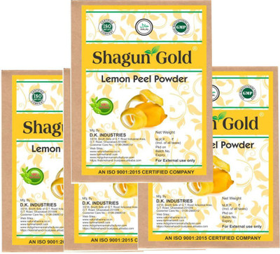

Shagun gold Set of 4 chemical free pure natural lemon peel powder for face pack 100gm(400 g)