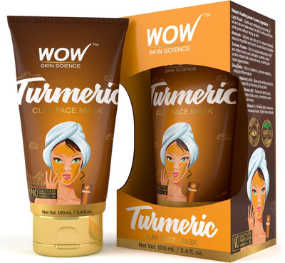 

WOW Skin Science Turmeric Clay Face Mask - TUBE - 100 mL(100 ml)