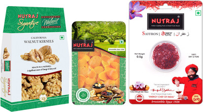

Nutraj Super Saver Pack ( Apricot 200 g + California Walnut 200 g + Saffron 0.5 g ) 450.5 g, Combo(Signature California Walnut: 200 g, Apricot : 200 g, Saffron : 0.5 g)