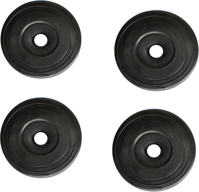 

Faiydashop 2 kg * 4 Pcs PVC Plates Black Weight Plate(8 kg)