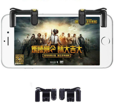 

MobiNok PUBG Mobile Game Controller Shooter Trigger Fire Button/Handle for PUBG Gaming Accessory Kit(Black, For Android, iOS)