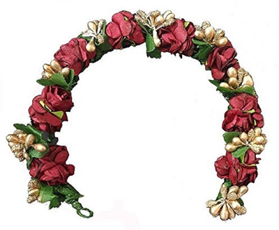 

JAGTEK Hair Accessories For Bun Making Gajra Flower Accessories For Bridal Girls / New Style Juda Bun Decoration Hair Gajra For Bridal Accessories For Girls Hair Accessory Set(Multicolor)