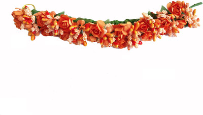 

JAGTEK New Hair Accessories For Bun Making Gajra (veni) Flower Accessories For Bridal Girls / New Style Juda Bun Decoration Hair Gajra For Bridal Accessories For Girls Hair Accessory Set(Multicolor)