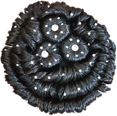 

Gayatri Juda Designer Hair Juda Bun Bun, Hair Accessory Set(Brown)
