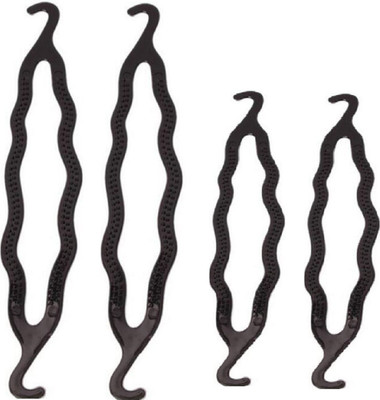 

Gabbu POPULAR BUN MAKER HAIR LOCK Bun Stick(Black)