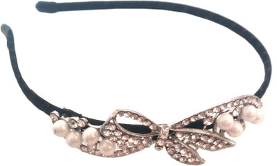 

FASHIONABLE PARTY WEAR Hair Band(Black)