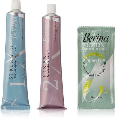 iBubble Berina Hair Straightener Cream (60g+60g+12ml)(60 g)