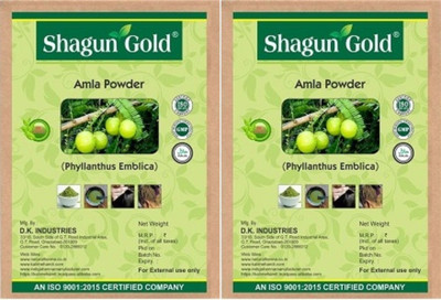 

Shagun gold Set of 2 chemical free pure Amla powder for hair treatments & hair growth 100gm(200 g)