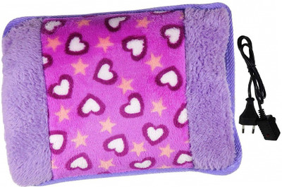 

CRETO New Multi-Print Velvet Pocket Cordless electric 1 L Hot Water Bag(Multicolor)