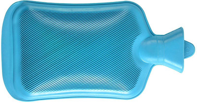 

CRETO Non Electrical Hot Water Bottle Ideal for Back pain/body ache/stomach Rubber 1 L Hot Water Bag(Blue)