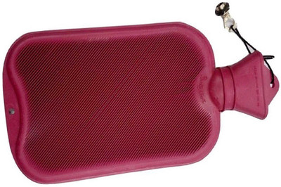 

CRETO Hot Water Bag Heating Pad for Body Muscular Pain Relief Non Electric Rubber 1 L Hot Water Bag(Maroon)
