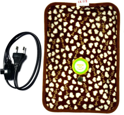 

CRETO Electric Heating Warm Bag Fur Velvet With Hand Pocket for Pain Relief electric 1 L Hot Water Bag(Multicolor)