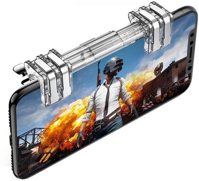 

ROQ PUBG Sensitive Shoot orAim Buttons L1 R1 Trigger with Portable Grip Handle Joystick(Silver, For Mac OS)