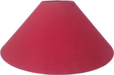 

RDC 13" Round Plain Maroon - B22 Holder Ring Size Table Lamps Lamp Shade(Cotton, Plastic)