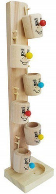 

Kalaplanet Wooden Big Marble Game(Multicolor)