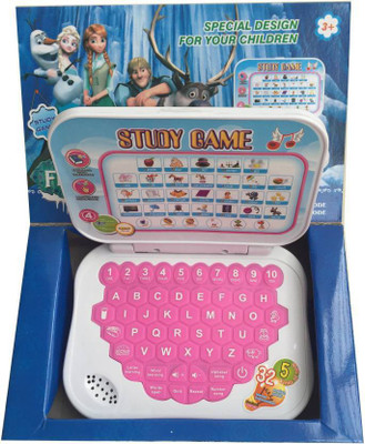 

signomark Study Game Kids Mini Laptop English Learner Study Game Computer Notebook Toy(Multicolor)