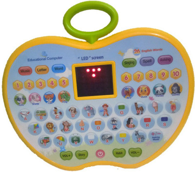 

Collectionmart Educational Alphabets, Numbers, Story, Music Learning Tab with LED for Kids(Multicolor)