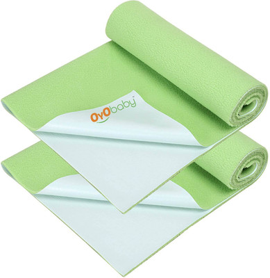 

Oyo Baby Cotton Baby Bed Protecting Mat(Light Green