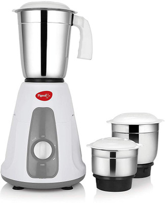 

Pigeon Elixir550 550 Juicer Mixer Grinder(White, Grey, 3 Jars), Grey;white