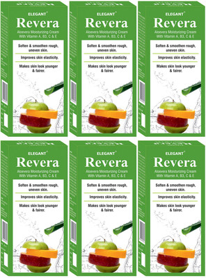 

Elegant Revera Aloevera Moisturizing With Vitamin A, B3, C & E Cream(300 g)