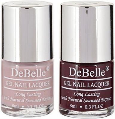 

DeBelle Gel Nail Lacquer 8 ml Each pack of 2 Vintage Frost , Glamorous Garnet(Pack of 2)