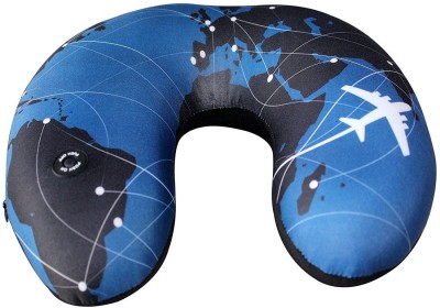 

AllExtreme U Shaped Microbead Vibrating Neck Pillow(Sleeping, Driving, Travel, Home(Cobalt Blue))