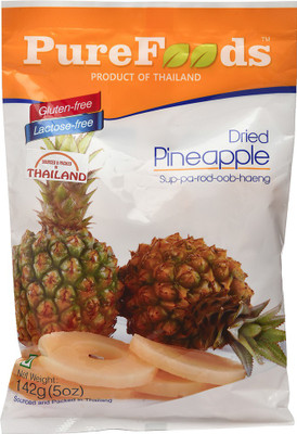 

PureFoods Dehydrated Gluten and Lactose Free Pineapple(142 g, Pouch)