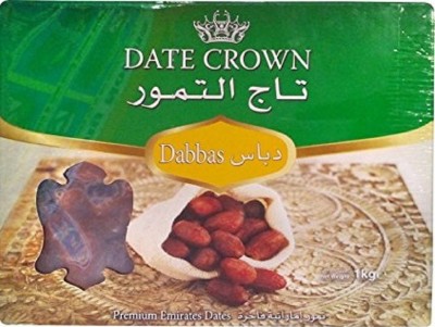 

Date Crown Premium Emirates Dates Dabbas (1 Kg) Dates(1000 g, Box)