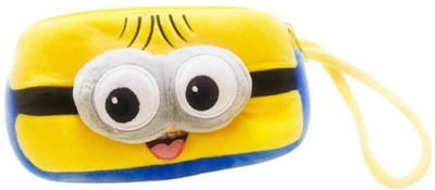 

WAMA RETAILS MINNION SOFT POUCH Cute Minion Premium Soft Pouch, Multipurpose for Stationery for Kids Boys Girls. (Minion) Art EVA Pencil Box(Set of 1, Multicolor)