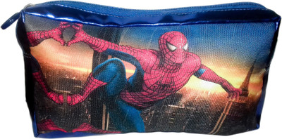 

kidoz kingdom SPIDER-MAN METALLIC PENCIL POUCH SPIDER-MAN Art Polyester Pencil Box(Set of 1, Multicolor)