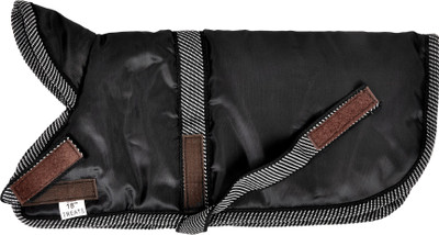 

Leather Craft Coat for Dog(DARK Black