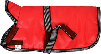 

Leather Craft Coat for Dog(DARK red