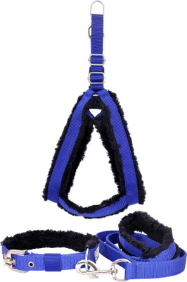Pride Infinite Dog Harness & Leash(, BLUE