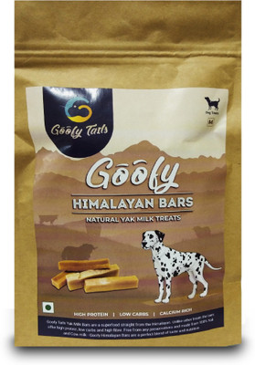 

Goofy Tails Himalayan Natural Yak Milk Bars 100% Veg Medium Milk Dog Treat(150 g)
