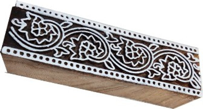 skart wooden printing block Border Printing Blocks(Pack of 1)