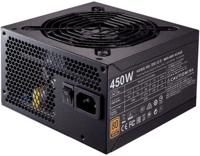 

Cooler Master MPW-4502-ACABW-IN 450 Watts PSU(Black)
