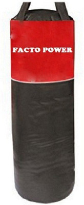 

FACTO POWER 3.5 Feet Long, P.U Material, Red and Black Color, Unfilled with Straps Hanging Bag(3.5, 42 kg)