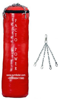 

FACTO POWER 4.5 FEET LONG , SRF - ECONOMIC MATERIAL , UNFILLED WITH CHAIN Hanging Bag(4.5, 1 kg)