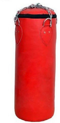 

FACTO POWER 3.5 Feet Length RED Color Unfilled Synthetic Leather Hanging Bag(Heavy, 2 kg)