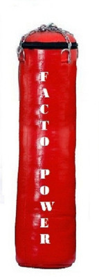 

FACTO POWER 1.5 Feet Long, SRF - ECONOMIC Material, RED Color, Unfilled with Hanging Chain Hanging Bag(1.5, 18 kg)