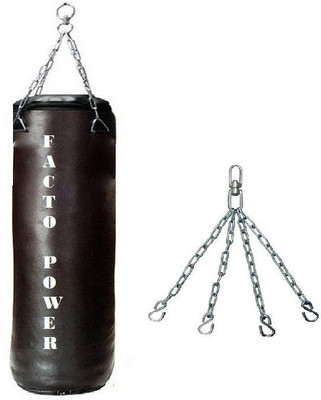 

FACTO POWER 4.0 FEET LONG, SRF-HEAVY MATERIAL, UNFILLED WITH CHAIN Hanging Bag(4, 1 kg)