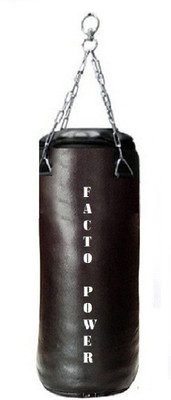

FACTO POWER 7.5 Feet Long, SRF - ECONOMIC Material, Black Color, Unfilled with Hanging Chain Hanging Bag(7.5, 90 kg)