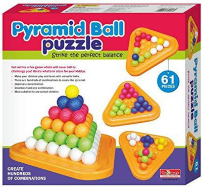 

Pyramid Ball 61 pcs - Strike the perfect balance. Age 2 to 5 years(61 Pieces)