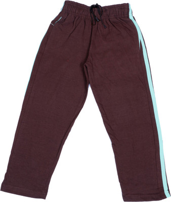 IndiWeaves Track Pant For Boys(Brown, Pack of 1)