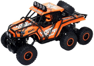 

Collectionmart 6 Wheel Rock Car Remote Control Car(Orange)